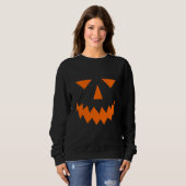 Sweatshirt de face Citrouille orange (Devant entier)