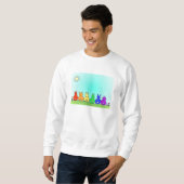 Sweatshirt de famille de lapin (Devant entier)