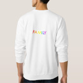 Sweatshirt de famille de lapin (Dos)