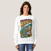 Sweatshirt de femmes "Growing up in Mandan" (Devant entier)