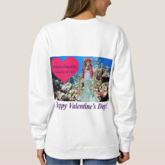 sweatshirt de femmes. Heureuse Sainte-Valentin. do