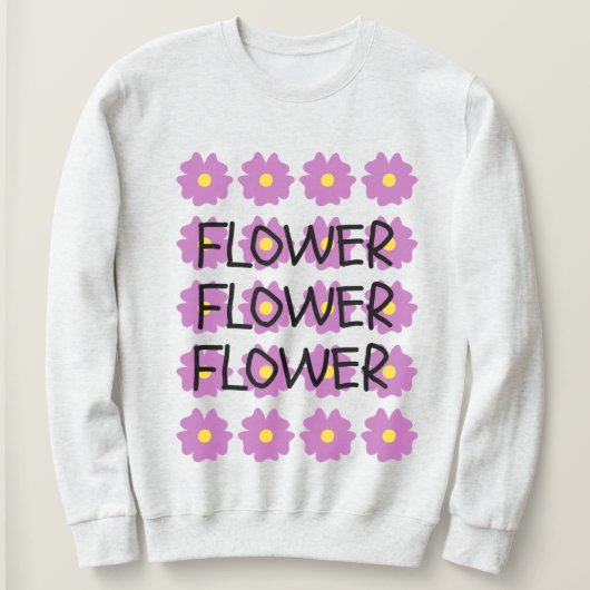 Sweatshirt de fleurs (Design devant)