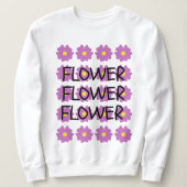 Sweatshirt de fleurs (Design devant)