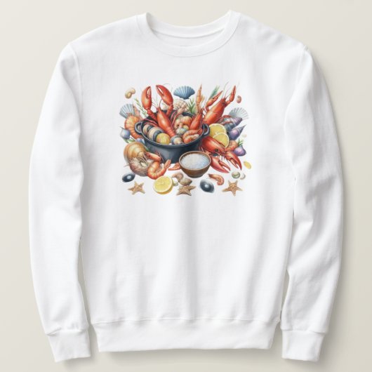 Sweatshirt de fruits de mer (Design devant)