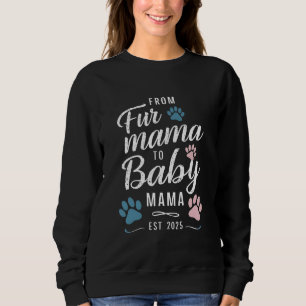 Sweatshirt De Fur Mama à Baby Mama Estimé 2025 Chien Chat Mam