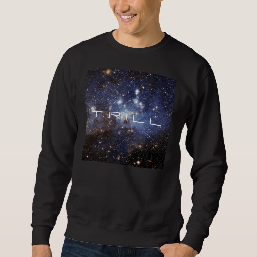 Sweatshirt de galaxie de trille (Devant)