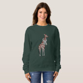 Sweatshirt de girafe d'hiver (Devant entier)