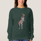 Sweatshirt de girafe d'hiver (Devant)