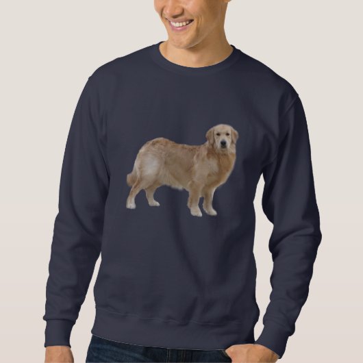 Sweatshirt de golden retriever unisexe (Devant)