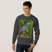 Sweatshirt de gris africain (Devant entier)