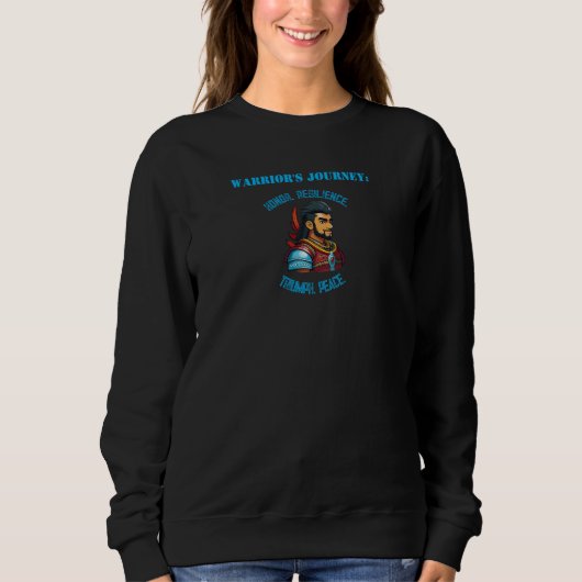 Sweatshirt de Guerrier Inspirant (Devant)