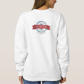 Sweatshirt de haine d'atouts d'amour (Dos)