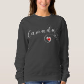 Sweatshirt de Heart Canada, drapeau canadien (Devant)