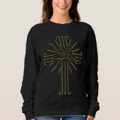 Sweatshirt de Jésus Christ Cross & Peace Dove (Devant)