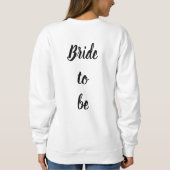 Sweatshirt de jeune mariée (Dos)