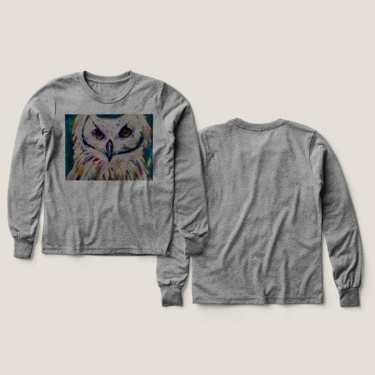 Sweatshirt de la Chouette blanche (Motif recto et verso)