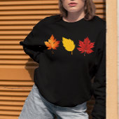 Sweatshirt de la conception de feuilles