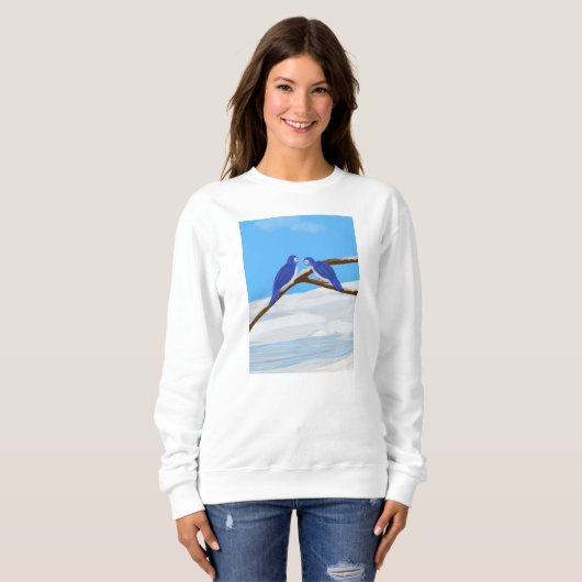 Sweatshirt de la dame Bluebirds (Devant entier)