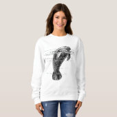 Sweatshirt de la femme Manatee (Devant entier)