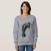Sweatshirt de la femme Manatee (Devant entier)