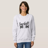 Sweatshirt de la maman de baseball (Devant entier)