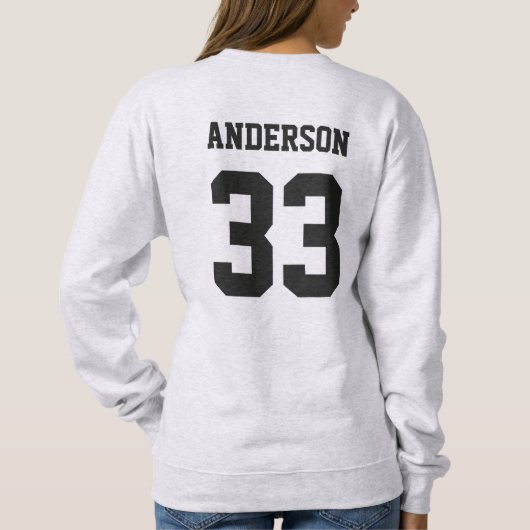 Sweatshirt de la maman de baseball (Dos)