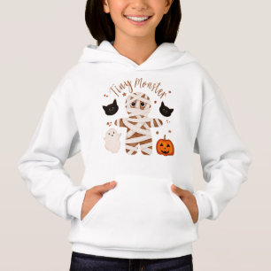 Sweatshirt de la momie d'Halloween pour enfants