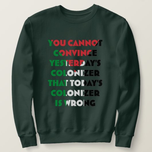 Sweatshirt de la Palestine libre - Sauvez le Sweat (Design devant)