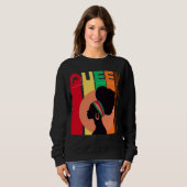 Sweatshirt de la reine d'Afrique (Devant entier)