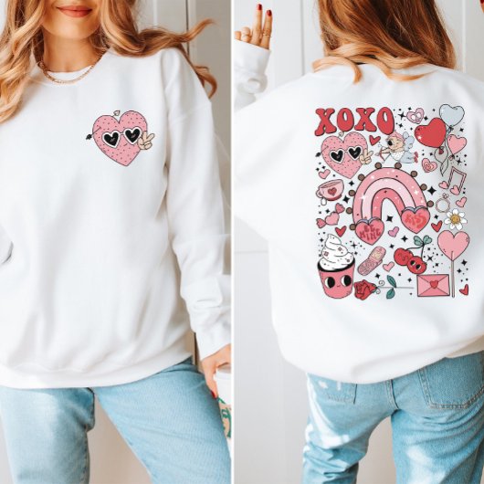 Sweatshirt de la Saint-Valentin