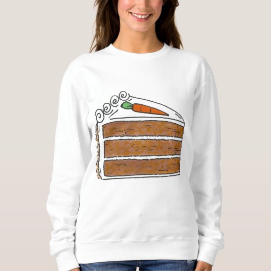 Sweatshirt de la tranche de gâteau de couche de ca (Devant)