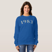 sweatshirt de l'année de naissance 1983 (Devant entier)