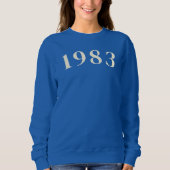 sweatshirt de l'année de naissance 1983 (Devant)
