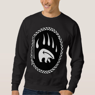 Sweatshirt de l'art de l'ours tribal Chemises de l