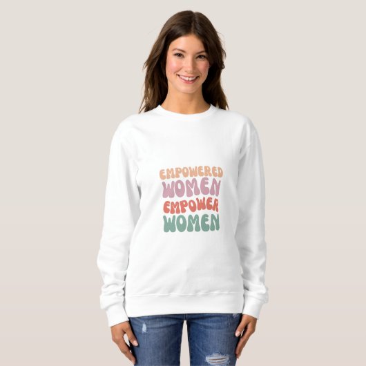 Sweatshirt de l'autonomisation des femmes (Devant entier)