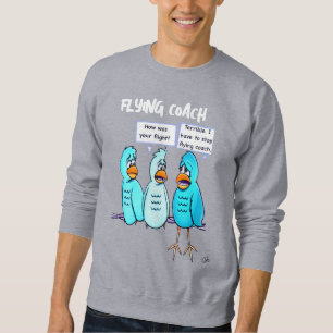 Sweatshirt de l'entraîneur volant Maroon