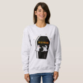 sweatshirt de l'Halloween "Debout à l'intérieur" (Devant entier)