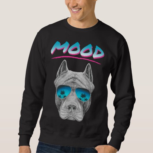 Sweatshirt De L'Humeur Pitbulle (Devant)