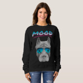 Sweatshirt De L'Humeur Pitbulle (Devant entier)