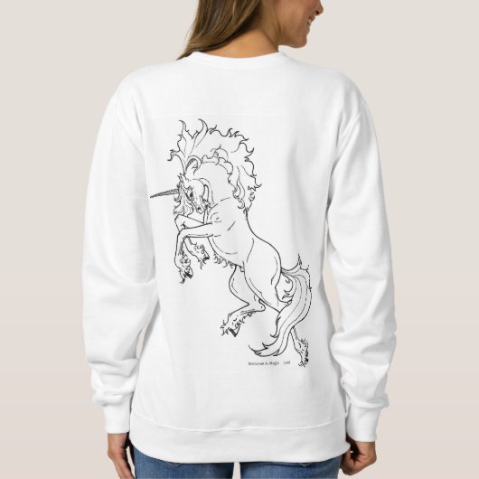 Sweatshirt de licorne (Dos)