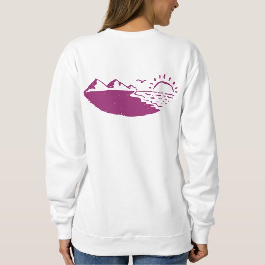 Sweatshirt de l'infirmière gitane de bord de l'océ (Dos)