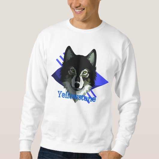 Sweatshirt de loup de Yellowstone (Devant)