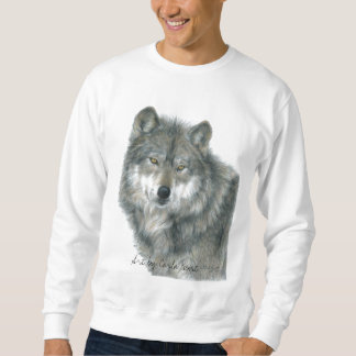 Sweatshirt de loup, tailles unisexes et adultes