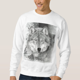 Sweatshirt de loup, unisexe - pour les hommes ou