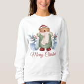 Sweatshirt de l'ours de Noël (Devant)