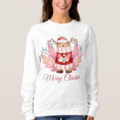 Sweatshirt de l'ours de Noël (Devant)