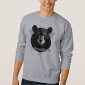 Sweatshirt de l'ours jaune pour hommes (Devant)