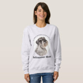 Sweatshirt de maman de Schnauzer (Devant entier)