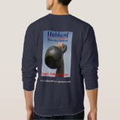 Sweatshirt de marine avec le logo de Kettlebell (Dos)