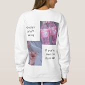 sweatshirt de marque girl power (thème pinterest) (Dos)
